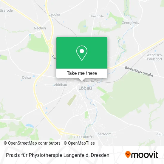 Карта Praxis für Physiotherapie Langenfeld
