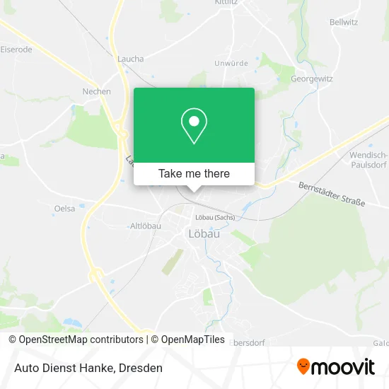 Карта Auto Dienst Hanke