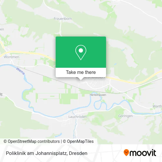 Карта Poliklinik am Johannisplatz