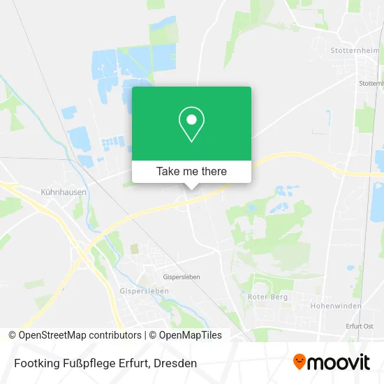 Карта Footking Fußpflege Erfurt
