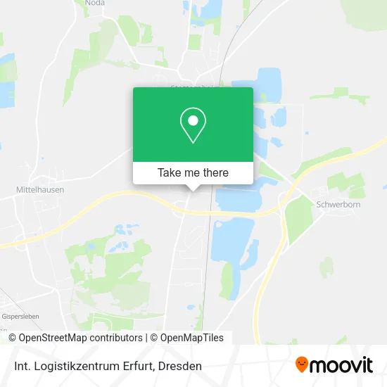 Карта Int. Logistikzentrum Erfurt