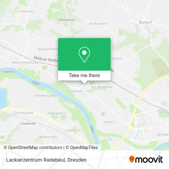 Карта Lackierzentrum Radebeul