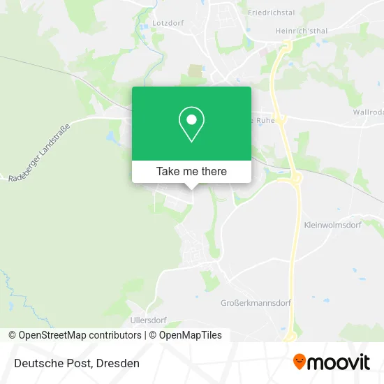 Deutsche Post map