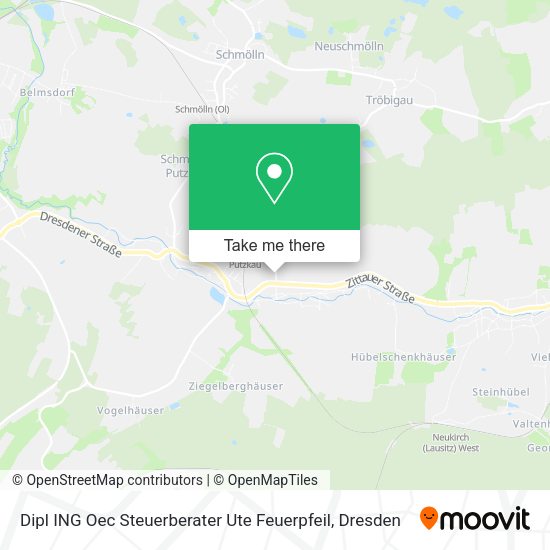 Карта Dipl ING Oec Steuerberater Ute Feuerpfeil