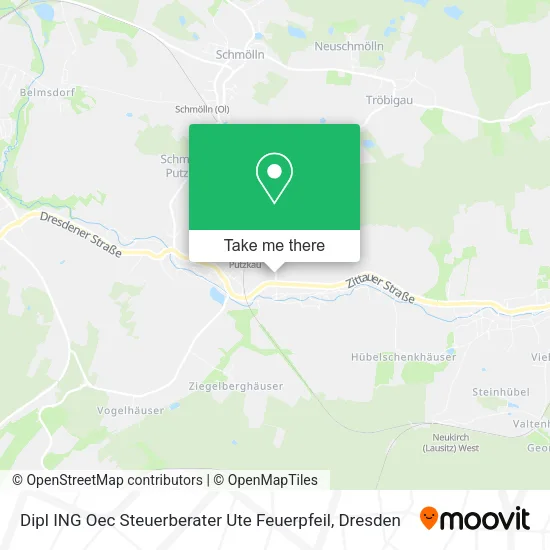 Карта Dipl ING Oec Steuerberater Ute Feuerpfeil