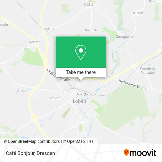 Карта Café Bonjour