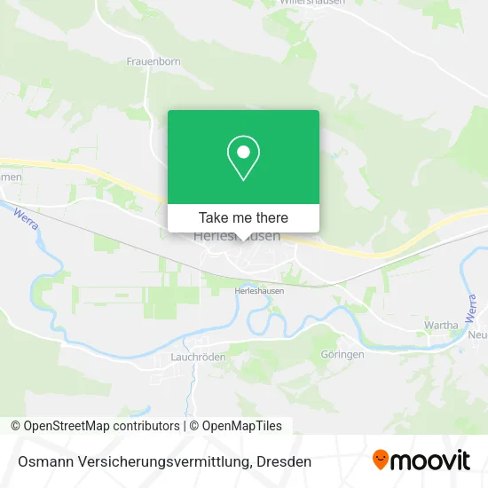 Карта Osmann Versicherungsvermittlung