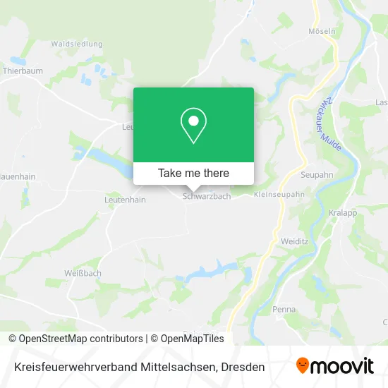 Карта Kreisfeuerwehrverband Mittelsachsen