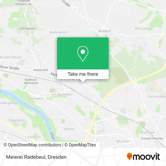 Карта Meierei Radebeul