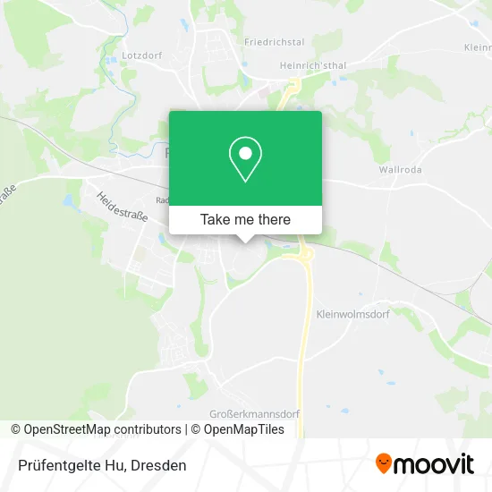 Карта Prüfentgelte Hu