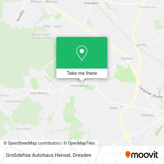 Карта Großdehsa Autohaus Hensel