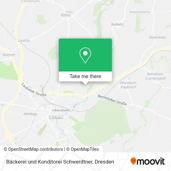 Карта Bäckerei und Konditorei Schwerdtner