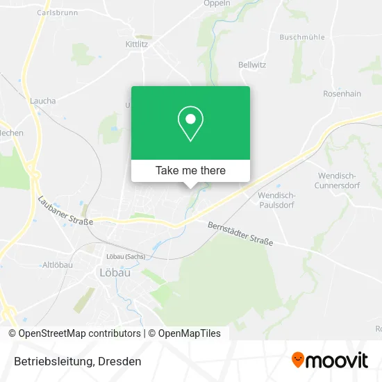 Карта Betriebsleitung