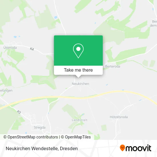 Карта Neukirchen Wendestelle