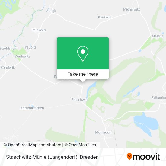 Карта Staschwitz Mühle (Langendorf)