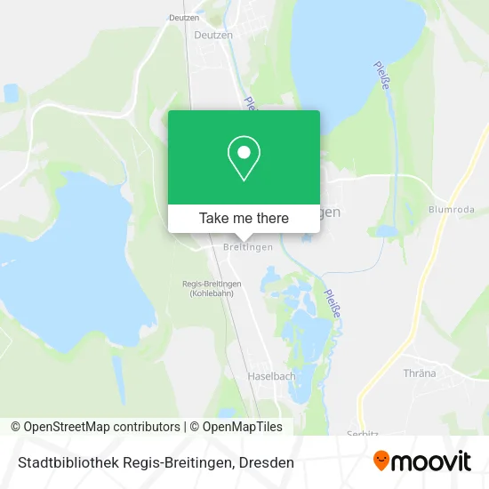 Карта Stadtbibliothek Regis-Breitingen