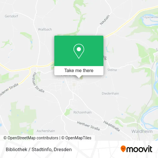 Карта Bibliothek / Stadtinfo