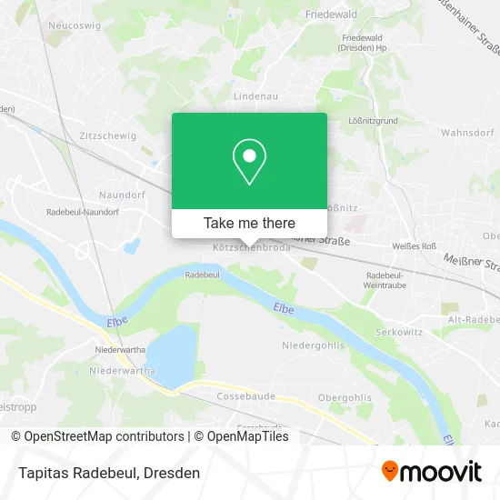 Карта Tapitas Radebeul