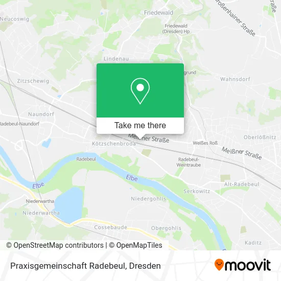 Карта Praxisgemeinschaft Radebeul