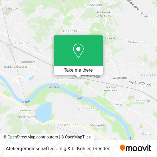 Карта Ateliergemeinschaft a. Uhlig & b. Köhler