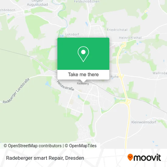 Карта Radeberger smart Repair