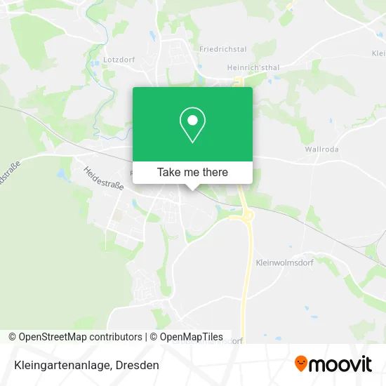 Карта Kleingartenanlage