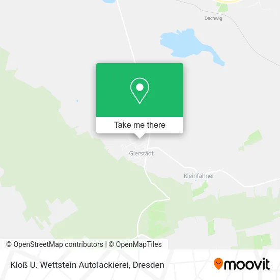 Карта Kloß U. Wettstein Autolackierei