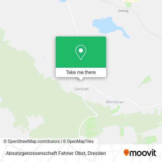 Карта Absatzgenossenschaft Fahner Obst