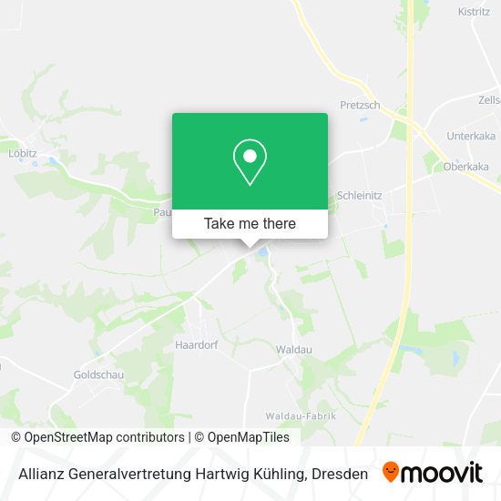 Карта Allianz Generalvertretung Hartwig Kühling