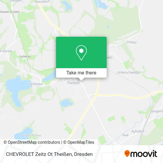 Карта CHEVROLET Zeitz Ot Theißen