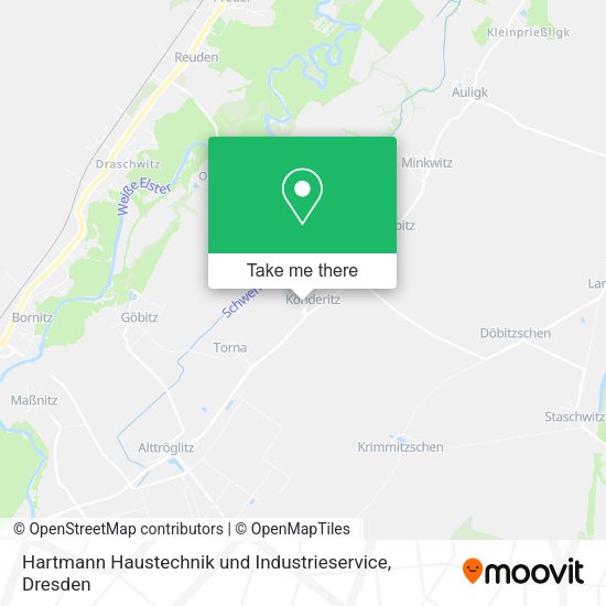 Карта Hartmann Haustechnik und Industrieservice