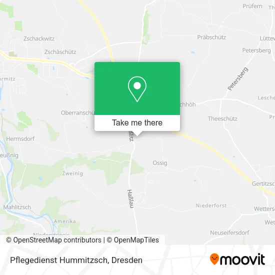 Карта Pflegedienst Hummitzsch