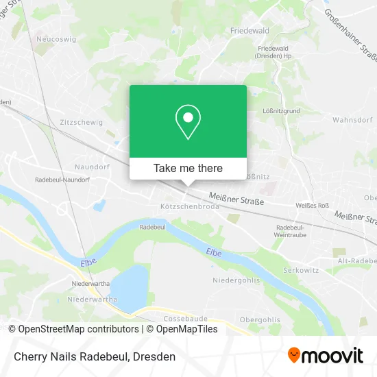 Карта Cherry Nails Radebeul