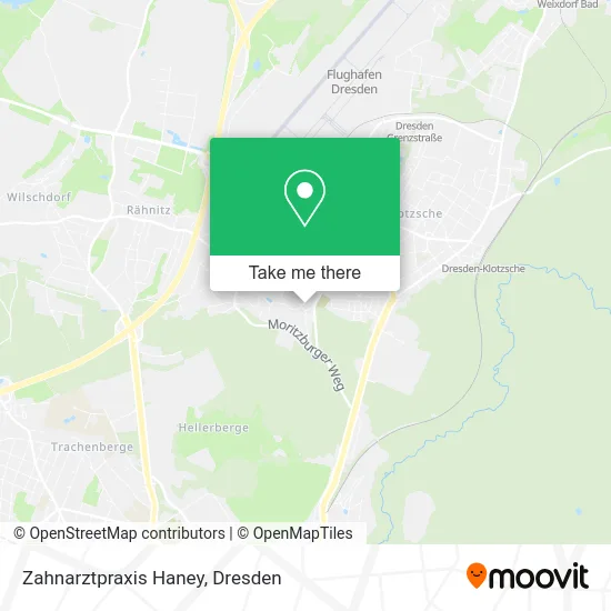 Карта Zahnarztpraxis Haney