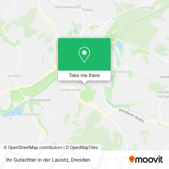 Карта Ihr Gutachter in der Lausitz