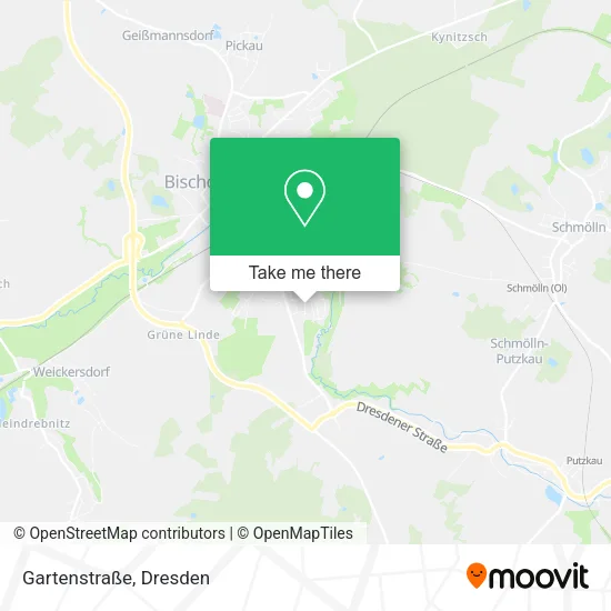 Карта Gartenstraße