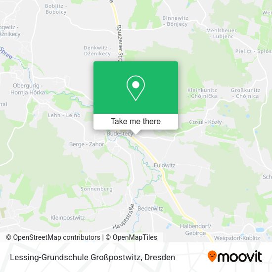 Карта Lessing-Grundschule Großpostwitz