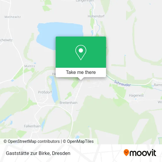 Карта Gaststätte zur Birke