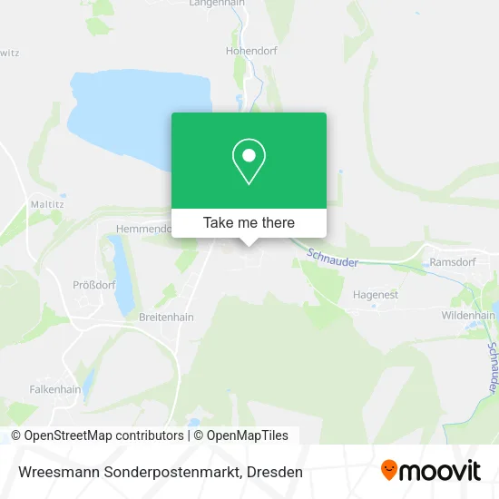 Карта Wreesmann Sonderpostenmarkt