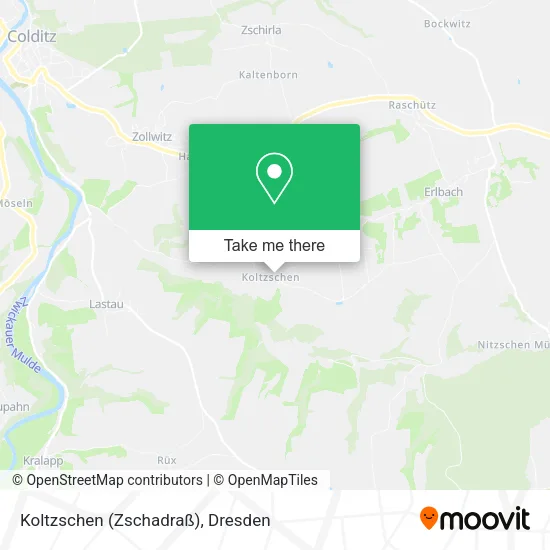Карта Koltzschen (Zschadraß)