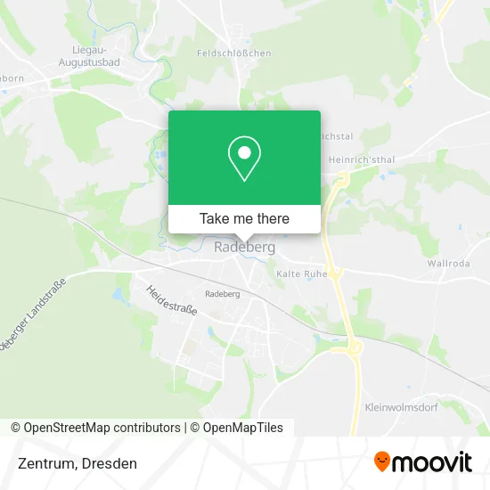 Карта Zentrum
