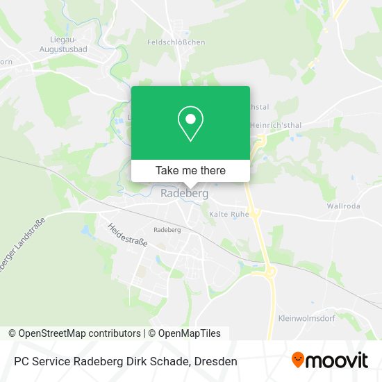 Карта PC Service Radeberg Dirk Schade