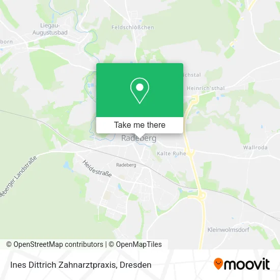 Карта Ines Dittrich Zahnarztpraxis