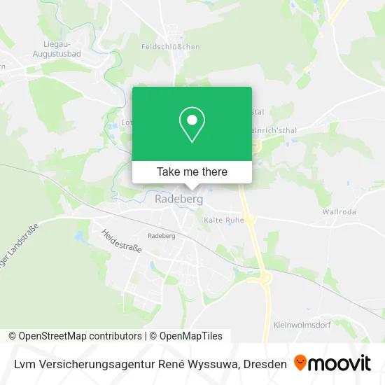 Карта Lvm Versicherungsagentur René Wyssuwa