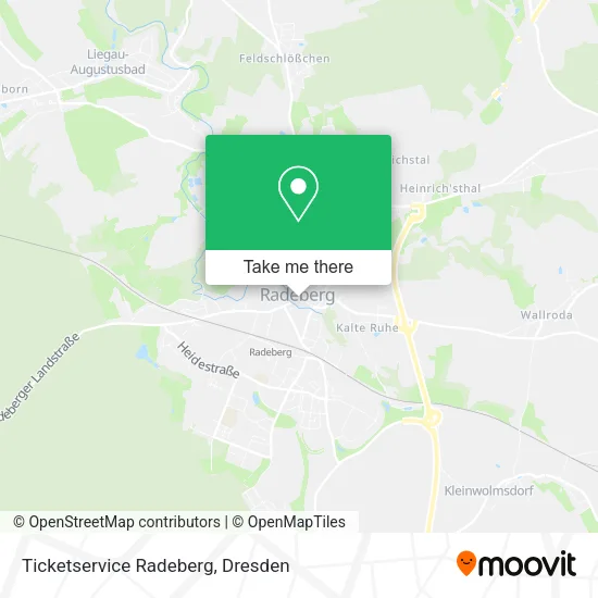 Карта Ticketservice Radeberg