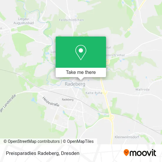 Карта Preisparadies Radeberg