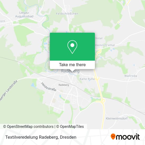 Карта Textilveredelung Radeberg