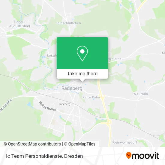 Карта Ic Team Personaldienste