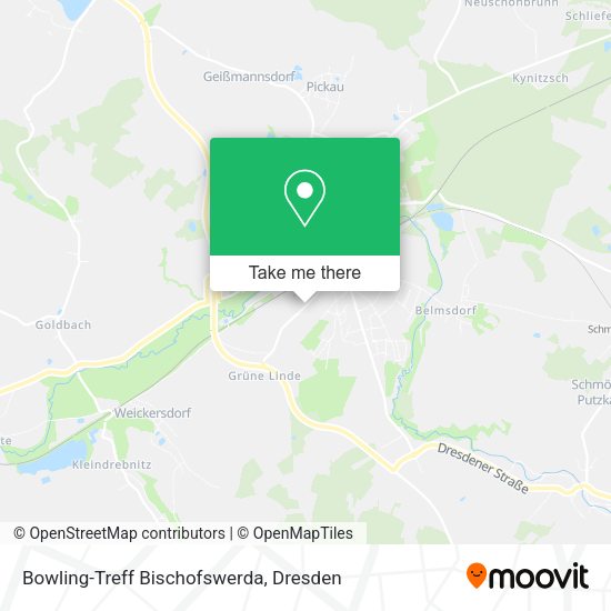 Карта Bowling-Treff Bischofswerda