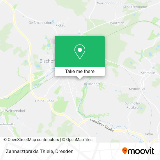 Карта Zahnarztpraxis Thiele